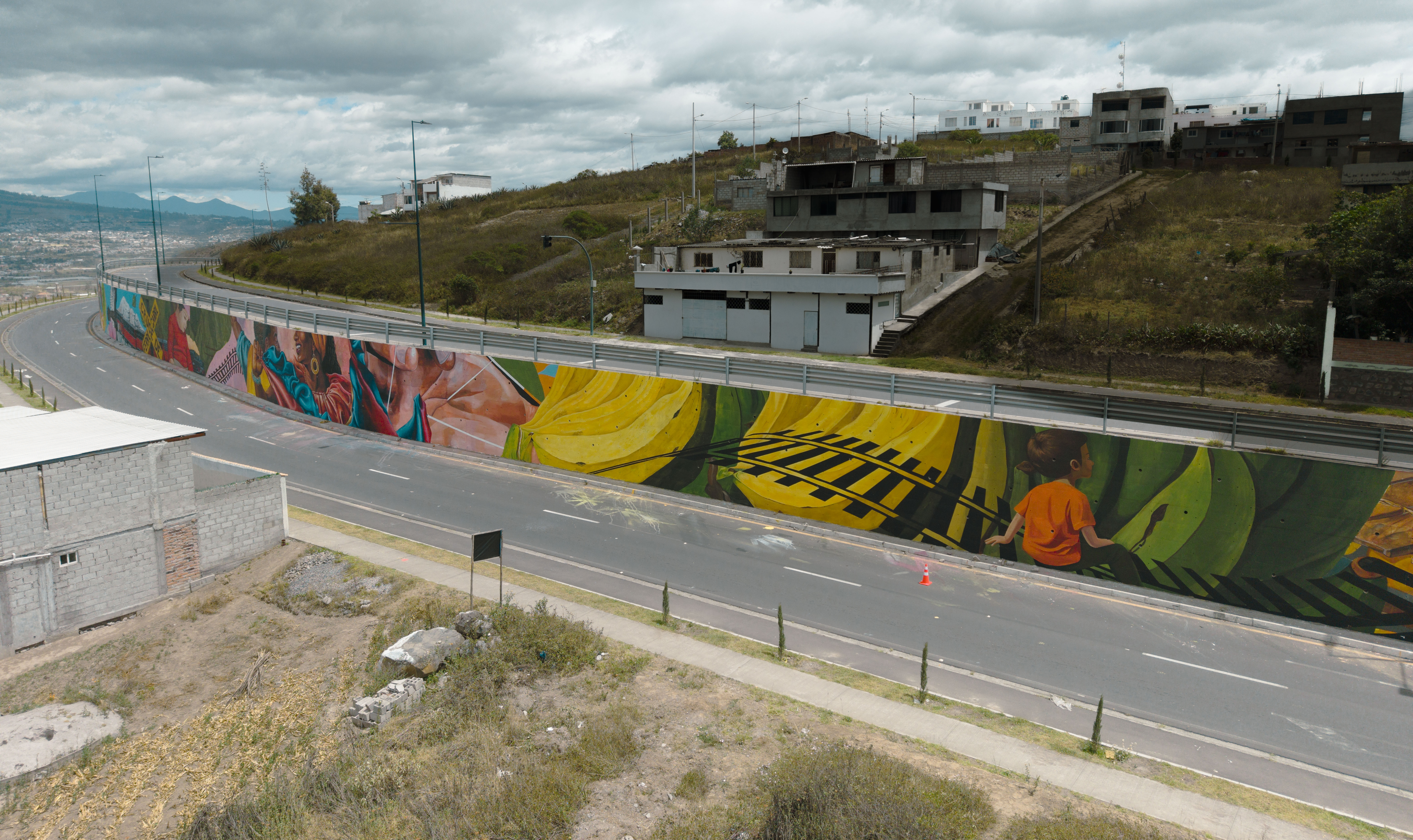 Mural más grande del Ecuador