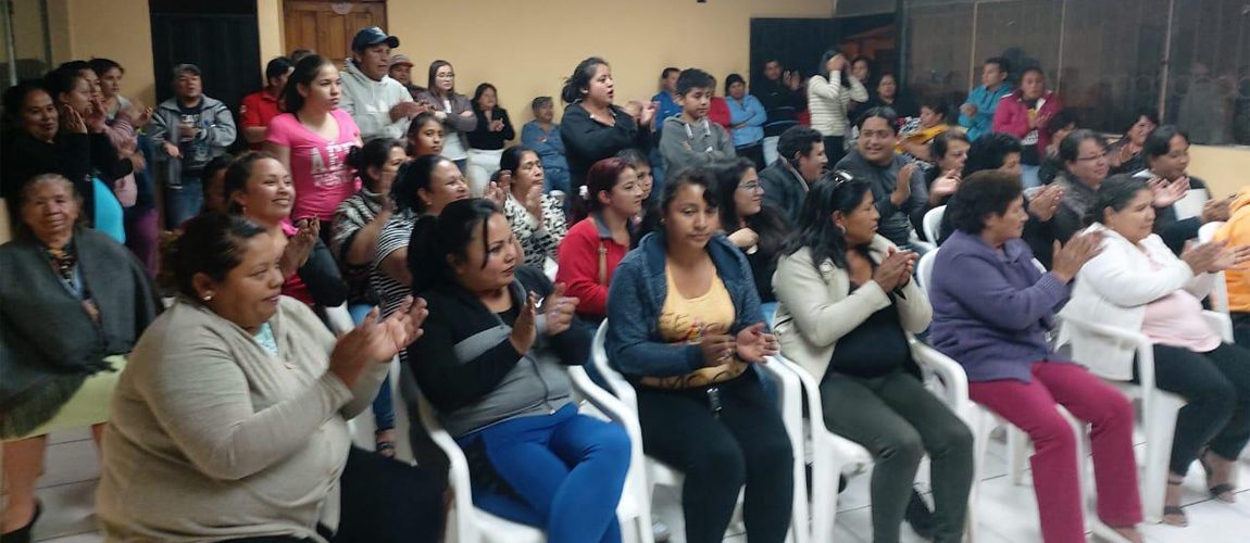 Alpachaca por primera vez en su historia elige a sus presidentes barriales
