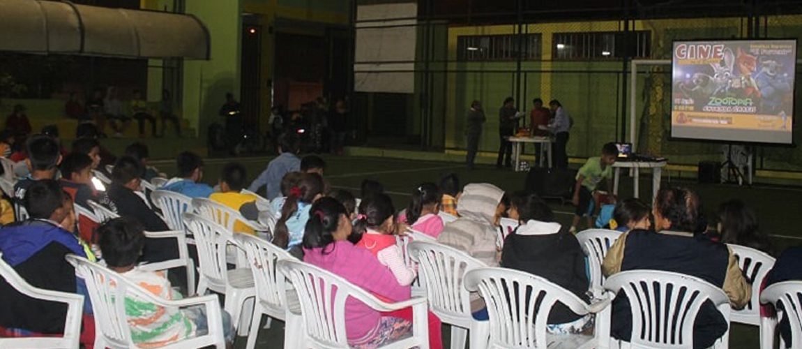 La Municipalidad de Ibarra busca generar conciencia a través del cine en los barrios