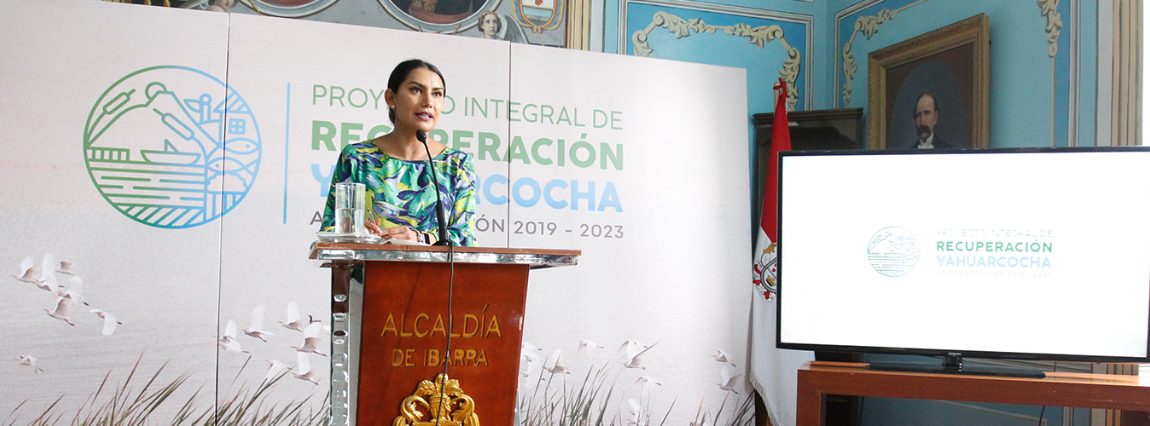 Municipalidad de Ibarra presentó detalles sobre la ejecución del proyecto integral de recuperación de Yahuarcocha