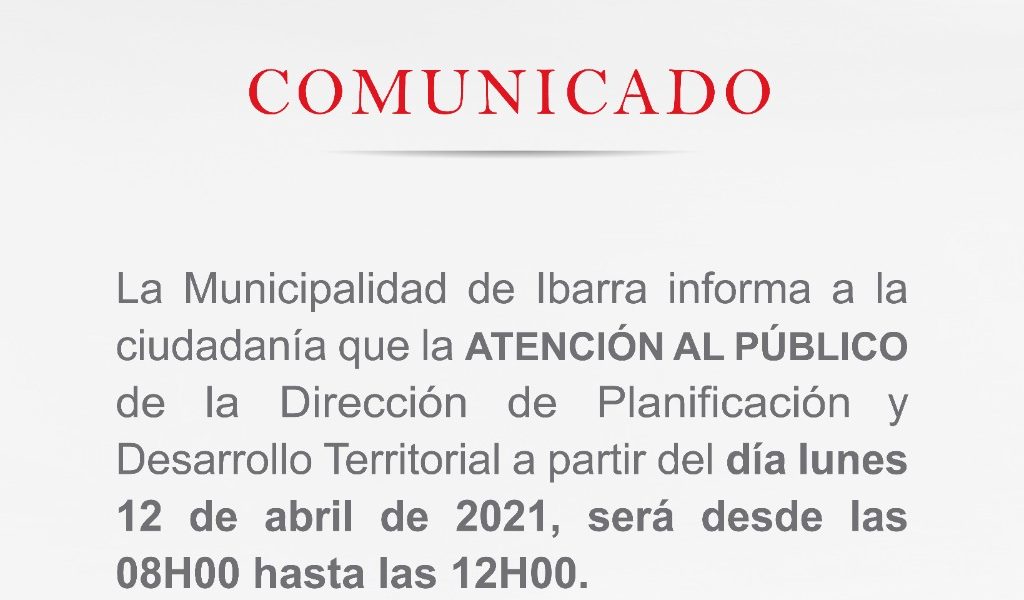 Dirección de Planificación y Desarrollo Territorial