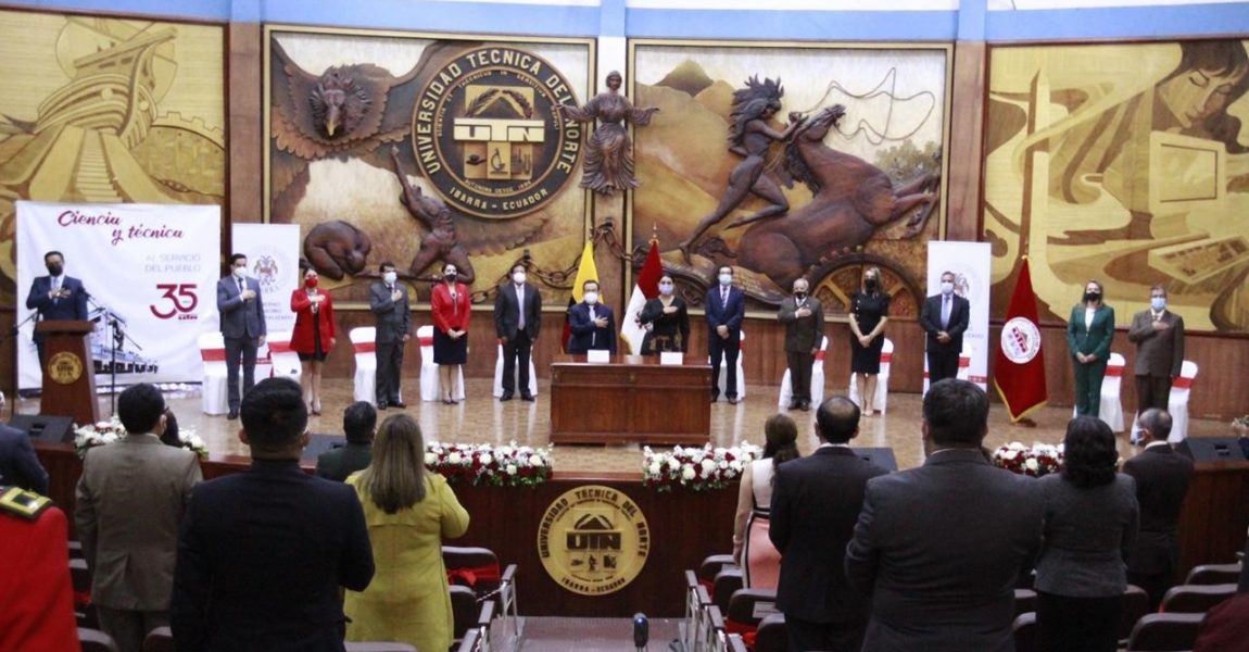 MUNICIPALIDAD DE IBARRA REALIZA SESIÓN SOLEMNE CONMEMORATIVA POR LOS 35 AÑOS DE VIDA INSTITUCIONAL DE LA UTN