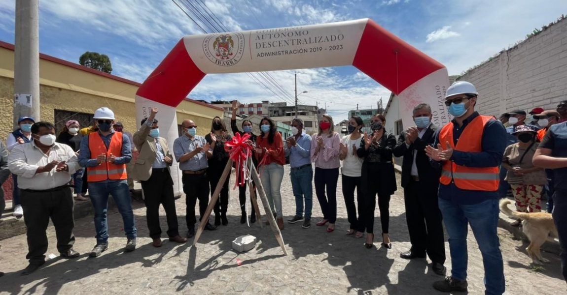 MUNICIPALIDAD DE IBARRA DIO INICIO AL PROYECTO “MEJORAMIENTO DE LA INFRAESTRUCTURA VIAL DEL CANTÓN IBARRA”