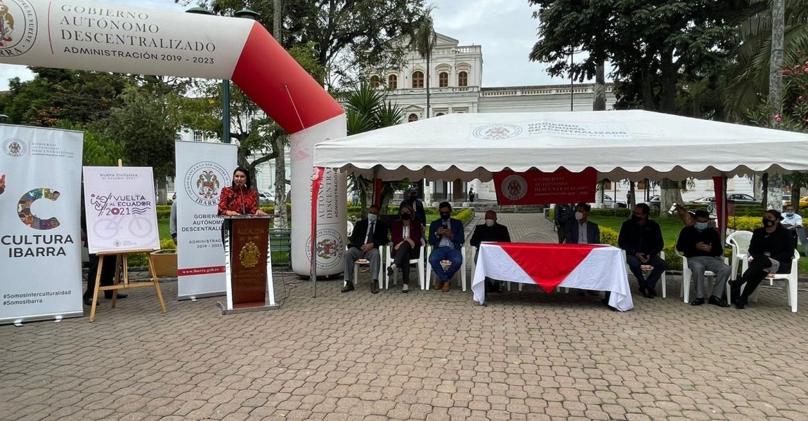 PRESENTACIÓN DE LA VUELTA CICLÍSTICA AL ECUADOR 2021 EN IBARRA