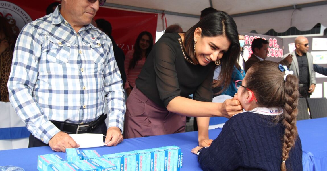 INICIA CAMPAÑA DE DESPARASITACIÓN EN 122 UNIDADES EDUCATIVAS DEL CANTÓN