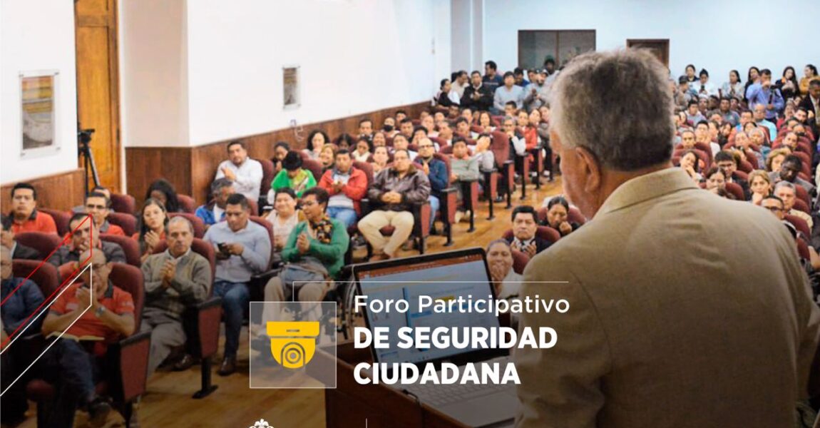 ALCALDÍA DE IBARRA DESARROLLÓ EL ENCUENTRO PARTICIPATIVO DE SEGURIDAD CIUDADANA EN IBARRA