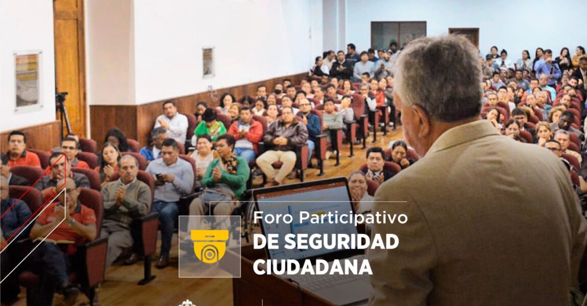 ALCALDÍA DE IBARRA  DESARROLLÓ EL ENCUENTRO PARTICIPATIVO DE SEGURIDAD CIUDADANA EN IBARRA