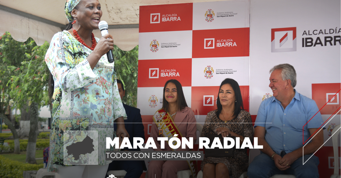 LOS IBARREÑOS MOSTRARON SU SOLIDARIDAD EN LA MARATON RADIAL “TODOS POR ESMERALDAS”