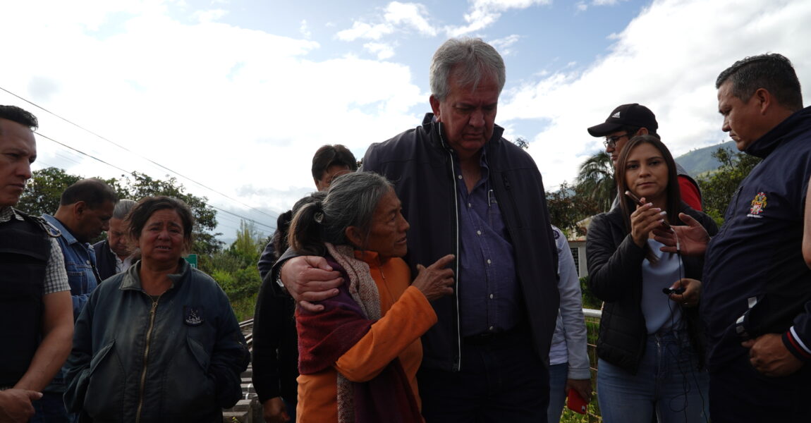 ALCALDE ÁLVARO CASTILLO, GESTIONA ACCIONES INMEDIATAS EN SAN ANTONIO DE IBARRA