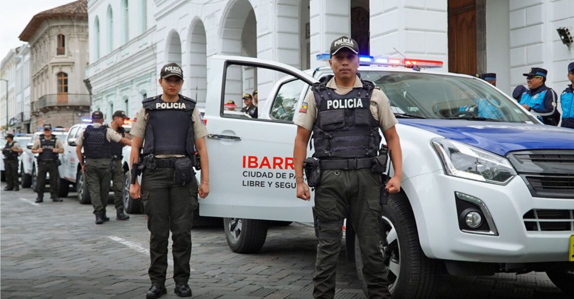 PATRULLEROS ENTREGADOS POR ALCALDÍA DE IBARRA A POLICÍA NACIONAL OPERAN EN SITIOS ESTRATÉGICOS DEL CANTÓN