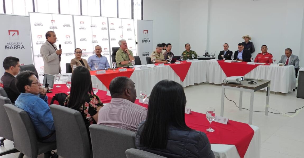 AUTORIDADES DE IBARRA CONSOLIDAN ALIANZAS PARA FORTALECER LA SEGURIDAD CON NUEVOS RECURSOS Y ESTRATEGIAS.