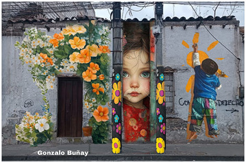 MUROS QUE HABLAN.- Ibarra impulsa la preservación de su patrimonio  con murales artísticos en el Centro Histórico