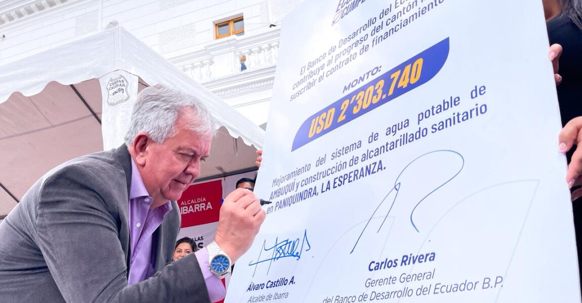 GAD MUNICIPAL DE IBARRA IMPULSA MEJORA INTEGRAL EN SERVICIOS BÁSICOS DE AGUA POTABLE Y SANEAMIENTO