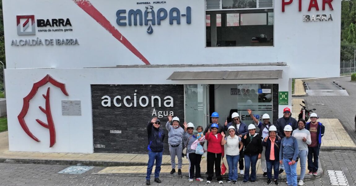 PRESIDENTES Y REPRESENTANTES BARRIALES RECORRIERON LA PLANTA DE TRATAMIENTO DE AGUAS RESIDUALES (PTAR)