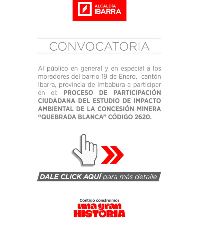 Convocatoria impacto ambiental